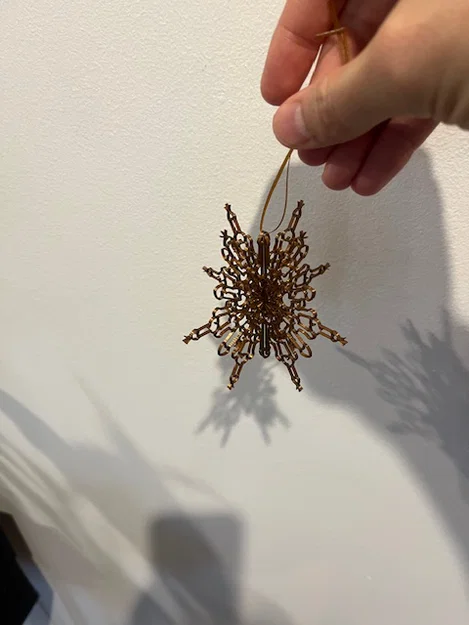 Bông tuyết dương vật 3D (3D Penis Snowflake) bản có rãnh - Image 1