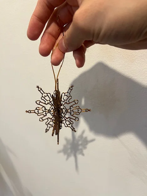 Bông tuyết dương vật 3D (3D Penis Snowflake) bản có rãnh - Image 2