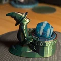 Ếch Phù Thủy Trầm Ngâm Bên Quả Cầu Xúc Xắc (d20) - Thumbnail 4