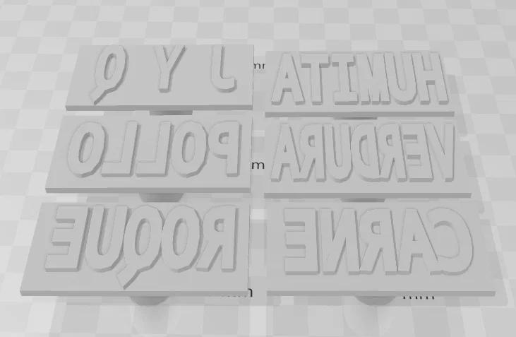 Bộ con dấu dập tên nhân bánh Empanada bằng in 3D tiện dụng - Image 1