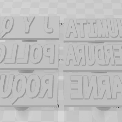 Bộ con dấu dập tên nhân bánh Empanada bằng in 3D tiện dụng