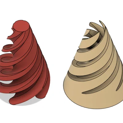 Spiral Cone Fidget: Mô hình nón xoắn giải trí độc đáo cho dân 3D
