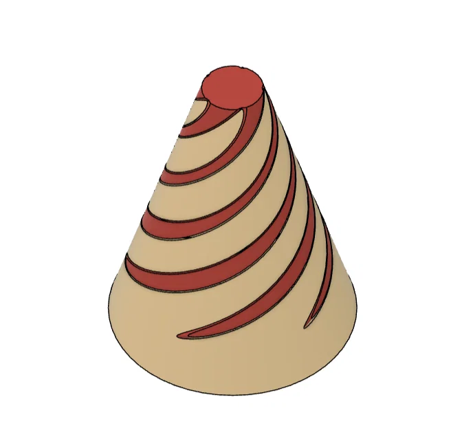 Spiral Cone Fidget: Mô hình nón xoắn giải trí độc đáo cho dân 3D - Image 2