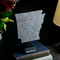 Bản đồ địa hình Arkansas, USA (AR) kèm sông ngòi - Thumbnail 4