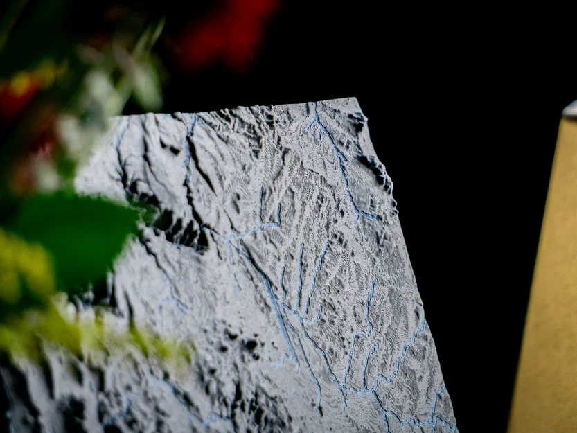 Bản đồ địa hình Arizona, USA (AZ) kèm sông ngòi - Image 4