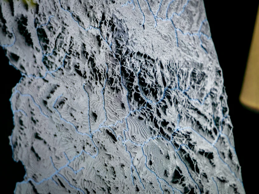 Bản đồ địa hình Arizona, USA (AZ) kèm sông ngòi - Image 9