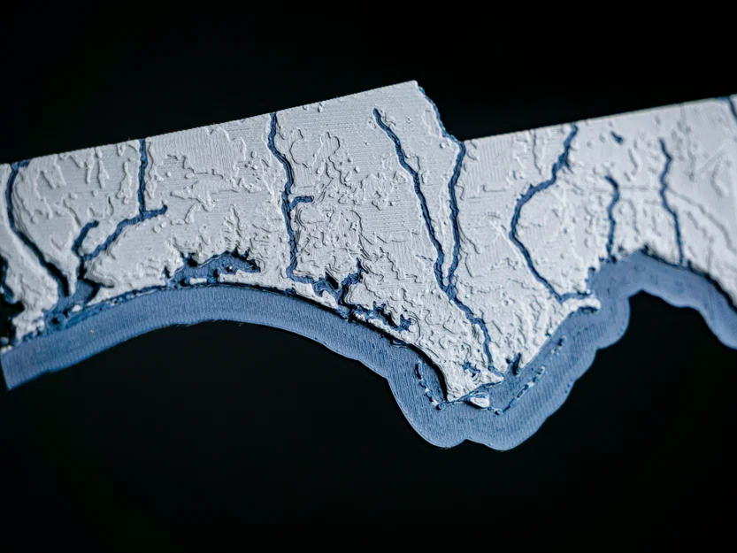 Bản đồ địa hình Florida, USA (FL) kèm thủy hệ - Image 10