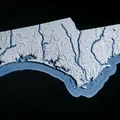Bản đồ địa hình Florida, USA (FL) kèm thủy hệ - Thumbnail 10