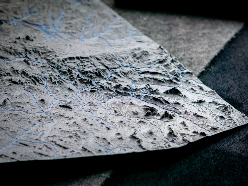 Bản đồ địa hình Arizona, USA (AZ) kèm sông ngòi - Image 10