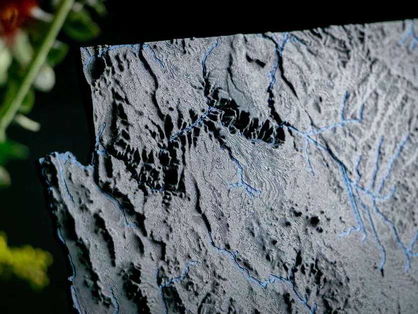 Bản đồ địa hình Arizona, USA (AZ) kèm sông ngòi - Image 13