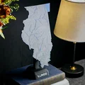 Bản đồ địa hình Illinois, USA (IL) có sông ngòi - Thumbnail 3