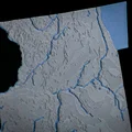Bản đồ địa hình Illinois, USA (IL) có sông ngòi - Thumbnail 5