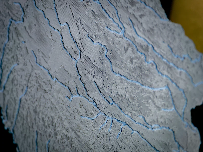 Bản đồ địa hình Iowa, USA (IA) kèm sông ngòi - Image 7