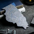 Bản đồ địa hình Illinois, USA (IL) có sông ngòi - Thumbnail 7