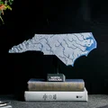 Bản đồ địa hình North Carolina, USA (NC) kèm sông ngòi - Thumbnail 10
