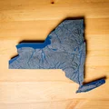 Bản đồ địa hình New York, USA (NY) kèm sông ngòi - Thumbnail 10