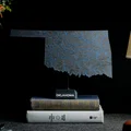 Bản đồ địa hình Oklahoma, USA (OK) kèm sông ngòi - Thumbnail 1