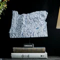 Bản đồ địa hình Oregon, USA (OR) 2 màu kèm sông hồ & thủy văn - Thumbnail 12