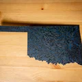 Bản đồ địa hình Oklahoma, USA (OK) kèm sông ngòi - Thumbnail 6