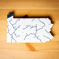 Bản đồ địa hình nổi Pennsylvania, USA (PA) kèm sông ngòi - Thumbnail 5
