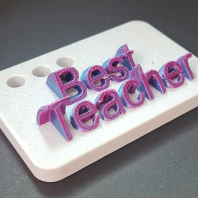 Ống cắm bút để bàn “Best Teacher”