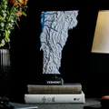 Bản đồ địa hình Vermont, USA (VT) kèm sông suối - Thumbnail 1
