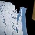 Bản đồ địa hình nổi Wisconsin, USA (WI) kèm sông ngòi - Thumbnail 4