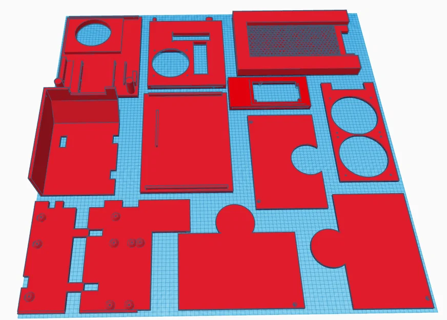 Case PC mATX (mATX PC Case) – Midi Tower nhỏ gọn in 3D - Image 1