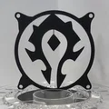 Mặt nạ bảo vệ quạt tản nhiệt 120mm phong cách World of Warcraft - Thumbnail 1