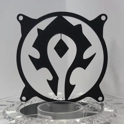 Mặt nạ bảo vệ quạt tản nhiệt 120mm phong cách World of Warcraft