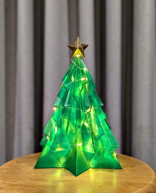 Cây thông Noel (vase mode) và ngôi sao - Image 1