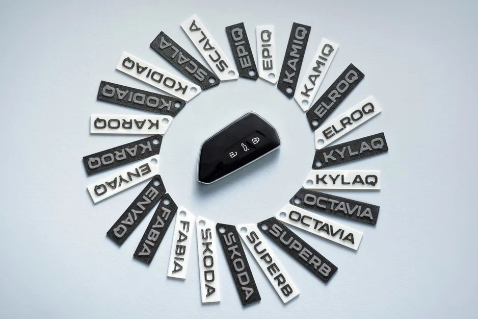 Bộ sưu tập móc khóa in 3D các dòng xe Škoda độc đáo - Image 1