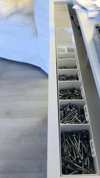 Bộ vách ngăn ngăn kéo Ikea Alex (Drawer Organizers) - Image 2