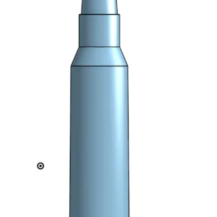 Cartridge 5.56x45mm NATO/.223 Remington (mô hình 1:1)