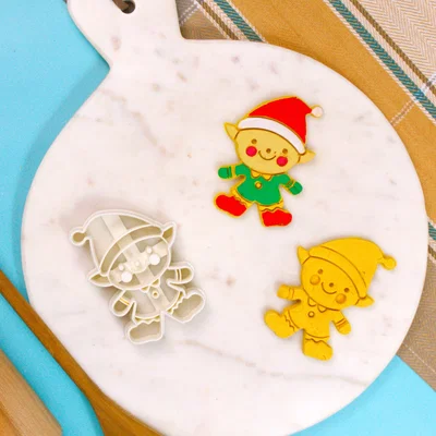 Khuôn Cắt Bánh Quy Yêu Tinh Giáng Sinh (Christmas Elf Cookie Cutter)