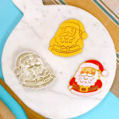 Khuôn Cắt Bánh Santa Claus Cookie Cutter