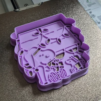Khuôn cắt bánh quy Snoopy chủ đề Giáng sinh in 3D siêu dễ thương