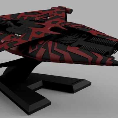 Mô hình tàu chiến G'Quan Heavy Cruiser từ Babylon 5