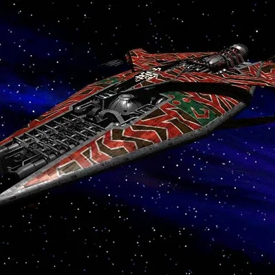 Mô hình tàu chiến G'Quan Heavy Cruiser từ Babylon 5