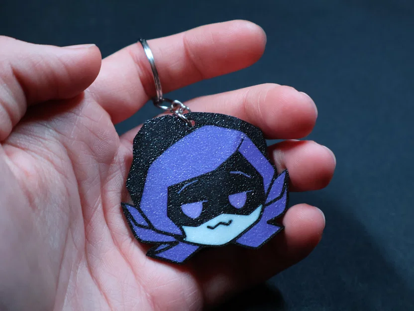 Móc khóa Uzi Murder Drones – Glitch Pin - Image 3