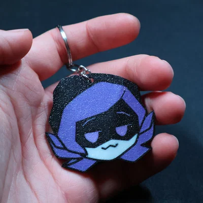 Móc khóa Uzi Murder Drones – Glitch Pin