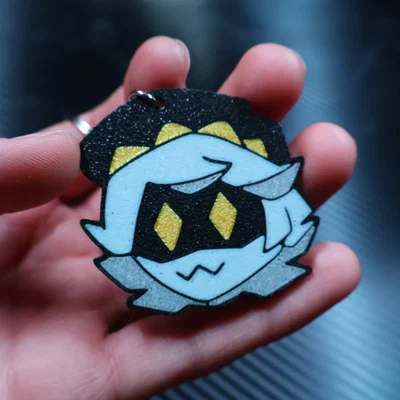 Móc khóa N Murder Drones Glitch pin (in nhiều màu)