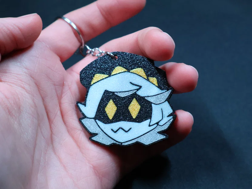 Móc khóa N Murder Drones Glitch pin (in nhiều màu) - Image 5