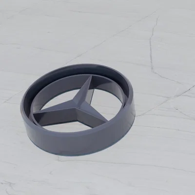 Khuôn cắt bánh quy Mercedes in 3D độc đáo cho tín đồ xe hơi