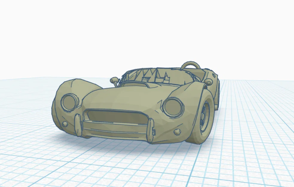 Mô hình xe hơi cổ điển mui trần – File in 3D chi tiết - Image 1