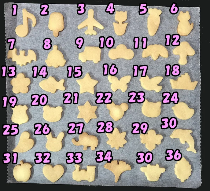 Bộ khuôn cắt bánh quy mini (mini cookie cutter set) 2–3cm - Image 2