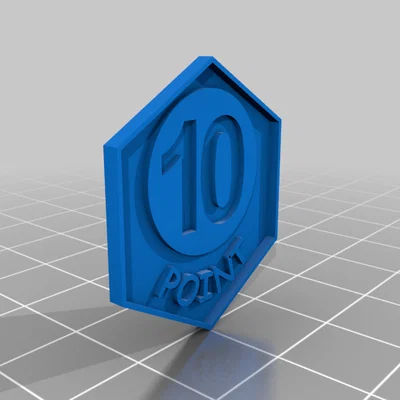 Bộ mã thông báo (Counters) lục giác 3D cho Magic: The Gathering