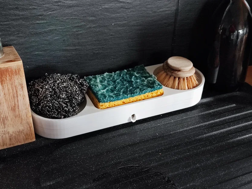 Kệ Đựng Miếng Rửa Chén và Bàn Chải Nhà Bếp - Image 1