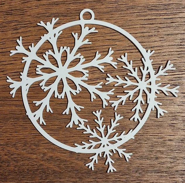 Phụ kiện trang trí Giáng sinh bông tuyết in 3D - Christmas Snowflakes - Image 1