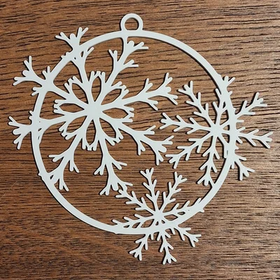 Phụ kiện trang trí Giáng sinh bông tuyết in 3D - Christmas Snowflakes